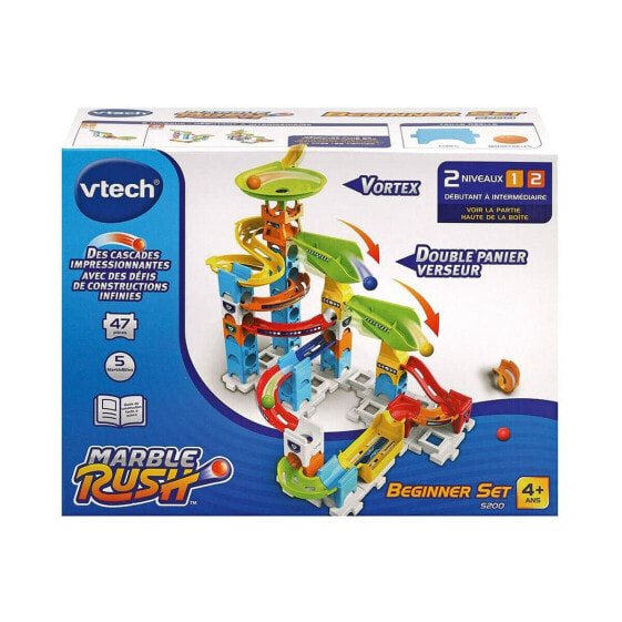 Конструктор вихря стеклянных шариков Vtech Marble Rush Marble Run - Beginner Set 47 предметов