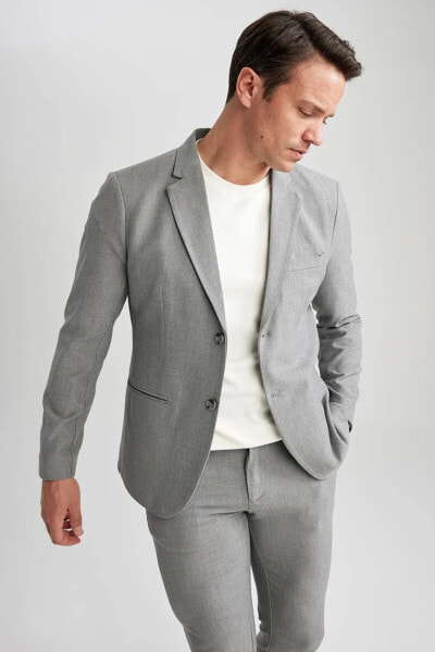 Slim Fit Astarlı Blazer Ceket Z8053az23sp