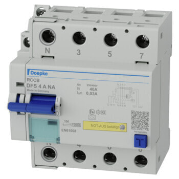 Doepke DFS 4 063-4/0,03-A NA - Residual-current device - Type A - IP20