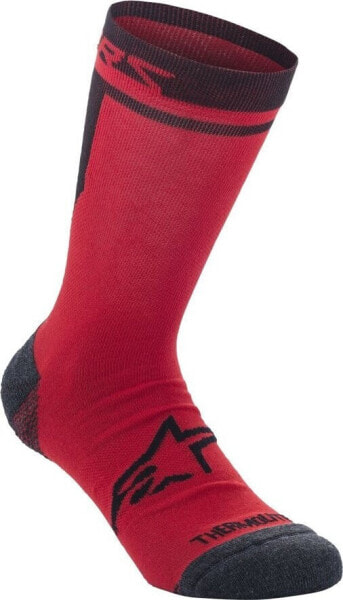 Alpinestars Skarpetki ALPINESTARS WINTER THERM SOCKS 17, red black Rozmiar: M