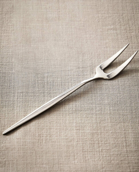 Serving fork with extra-fine handle