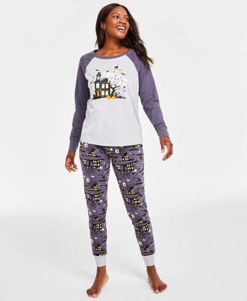 Matching Women's Mix It Spooky Halloween Pajamas Set, Created for Macy's
