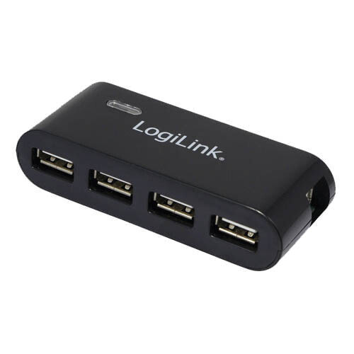 Адаптер USB LogiLink UA0085 - 480 Mbit/s - черный - совместим с Windows 98/ME/2000/XP/Vista/7 Mac OS 10.x - 200 мм x 107 мм x 101 мм.