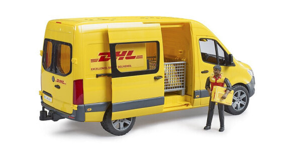 Игрушечный автомобиль Bruder MB Sprinter DHL с водителем