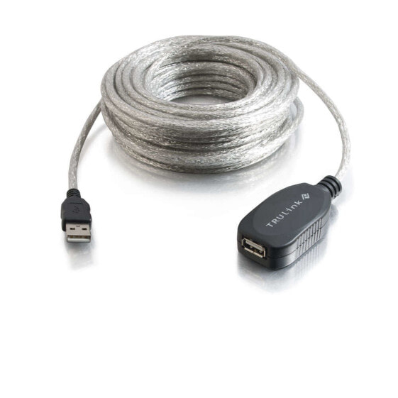 C2G 12m USB 2.0 - 12 m - USB A - USB A - USB 2.0 - Male/Female - White