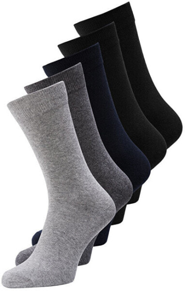 5 PACK - мужские носки JACJENS 12113085 Dark Grey Melange