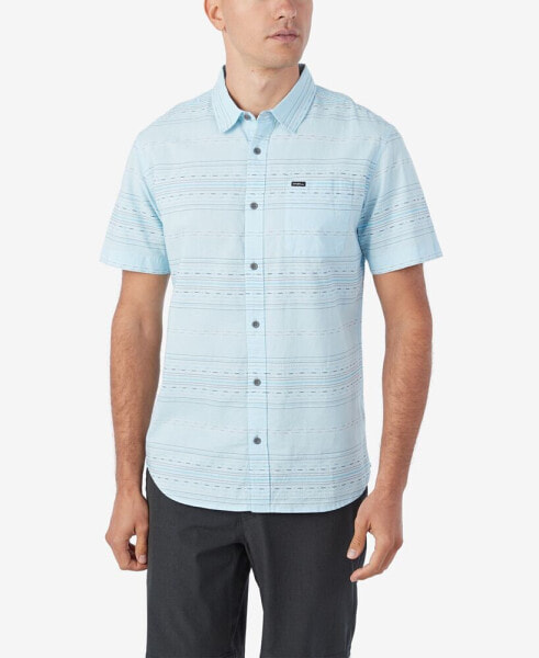 Men's Seafaring Stripe Short Sleeve Standard Shirt