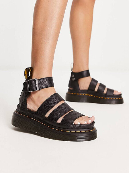 Dr Martens Clarissa ii quad chunky sandals in black