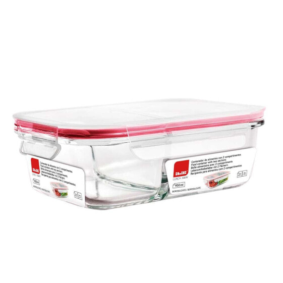 IBILI Two Compartments 950ml Airtight Container