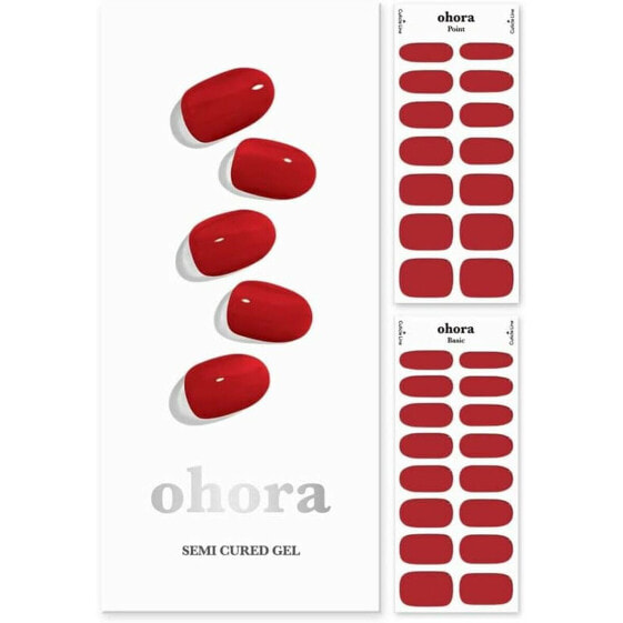 Набор гелевых полосок для ногтей OHORA Semi Cured Gel Addict 30 штук
