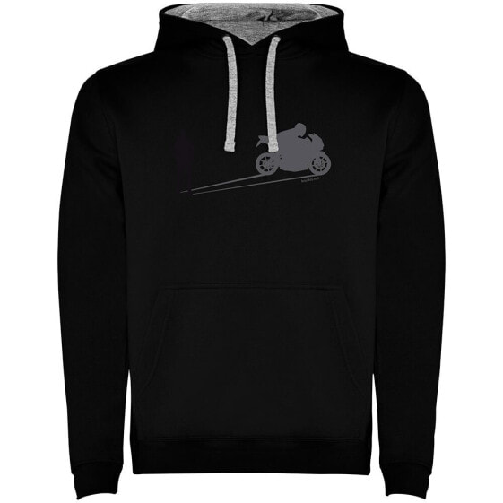 KRUSKIS Shadow Motorbike Two-Colour hoodie