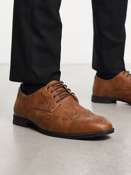 New Look brogue in dark brown