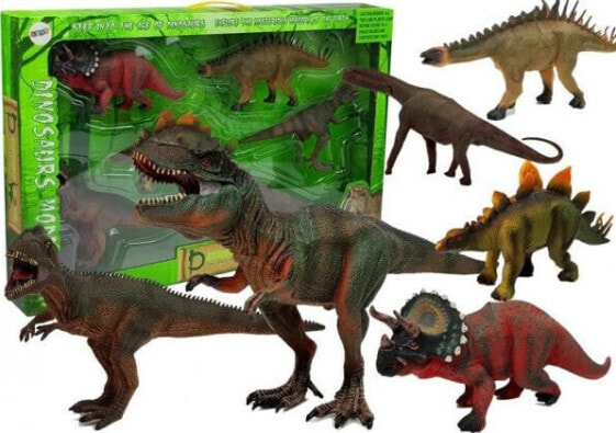 Figurka Lean Sport Zestaw Dinozaurów Duże Figurki Modele 6 sztuk Tyranozaur