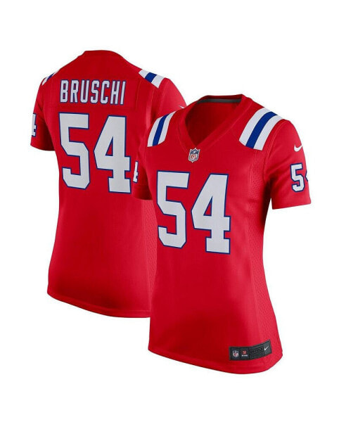 Women's Tedy Bruschi Red New England Patriots Retired Game Jersey