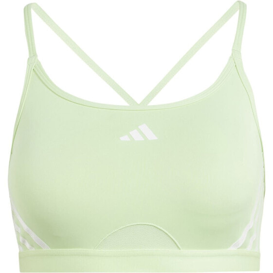 ADIDAS Aeroreact 3 Stripes Sports Bra Low Support