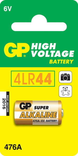 Одноразовая батарейка GP Battery 476A Alkaline 6V 1 шт Multicolor Blister
