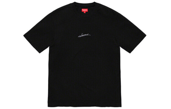 Supreme SS20 Week 5 Signature S/S Top 手写风格Logo短袖T恤 男女同款 / Футболка Supreme SS20 Week 5 Signature SS Top LogoT SUP-SS20-506