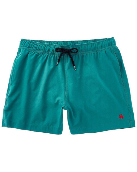 Brooks Brothers Solid Swim Trunk Men's Green Xxl