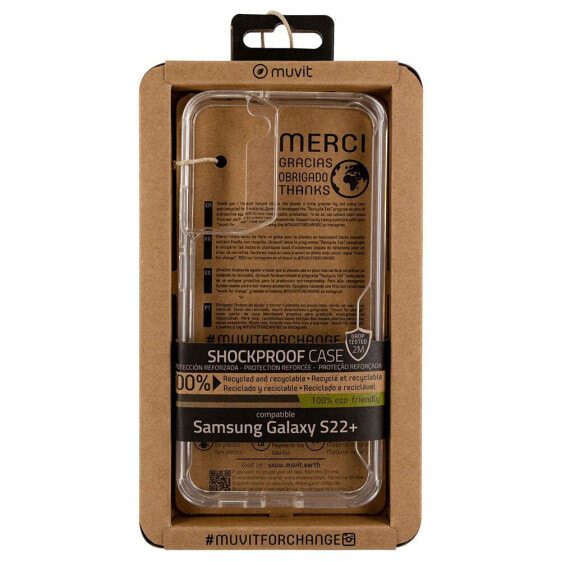 Чехол для смартфона MUVIT FOR CHANGE RecycleTeck Shockproof 2м Galaxy S22 Plus 5G
