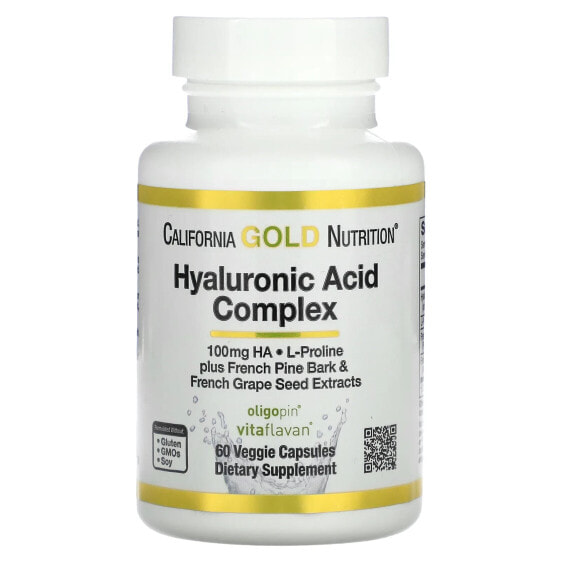 Hyaluronic Acid Complex, 60 Veggie Capsules