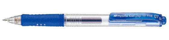 Pentel Hybrid Gel Grip - Retractable gel pen - Blue - Blue,Transparent - Medium - 0.7 mm - Metal