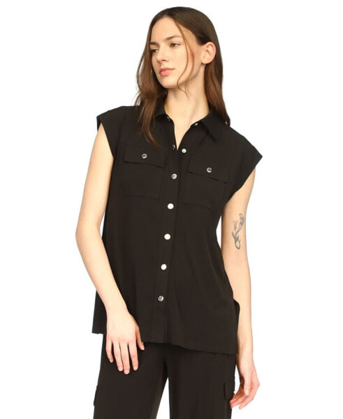 Women's Snap-Front Utility Top