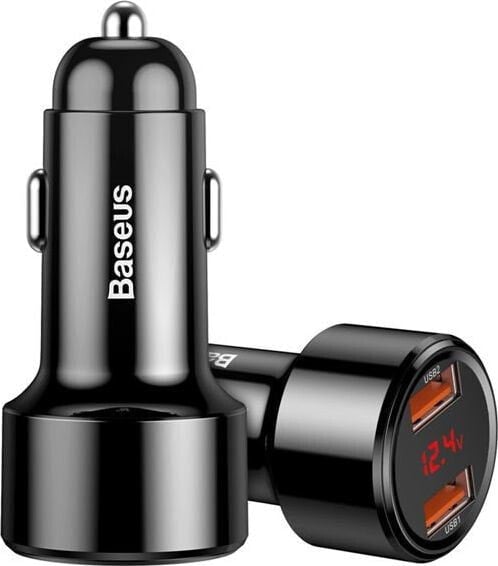 Зарядное устройство для телефонов Baseus Magic Series Dual QC3.0 6A серебристого цвета