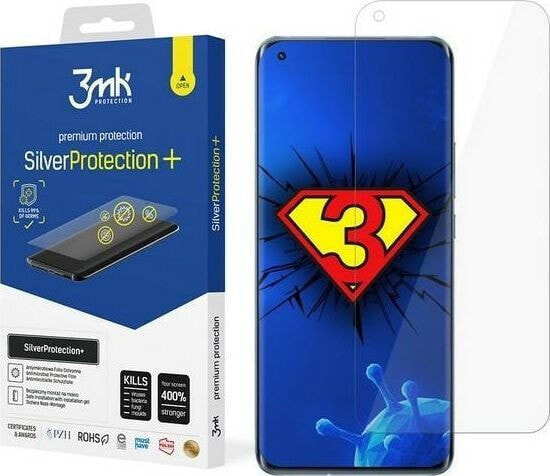 Защитная плёнка 3MK Silver Protect+ для Xiaomi Mi 11 5G SilverProtection+ 0.21 мм