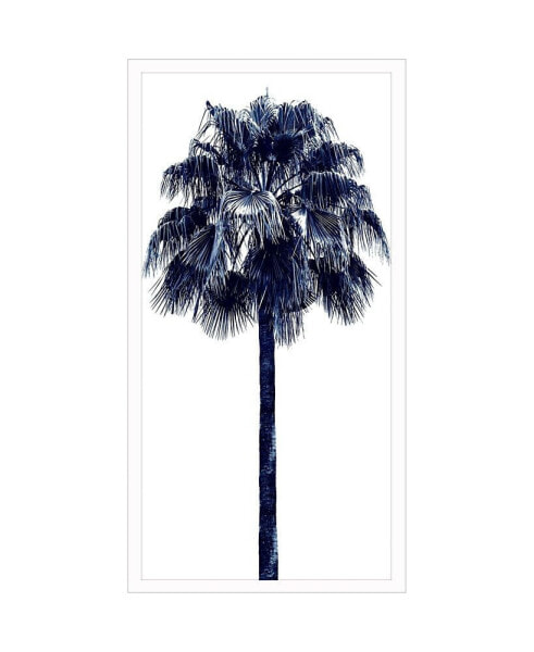 Palm Tree Blue IV Framed Art