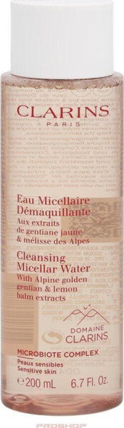 Clarins Cleansing Micellar Water Мицеллярная вода для чувствительной кожи