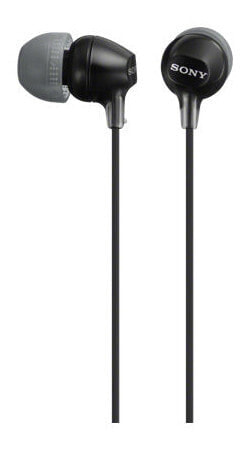 Наушники Sony MDR-EX15LP внутриканальные, черные, проводные, длина кабеля 1.2 м