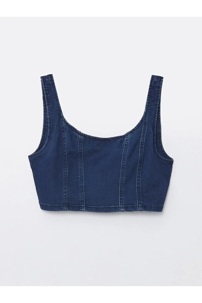 Куртка LC Waikiki Crop Denim UYaka