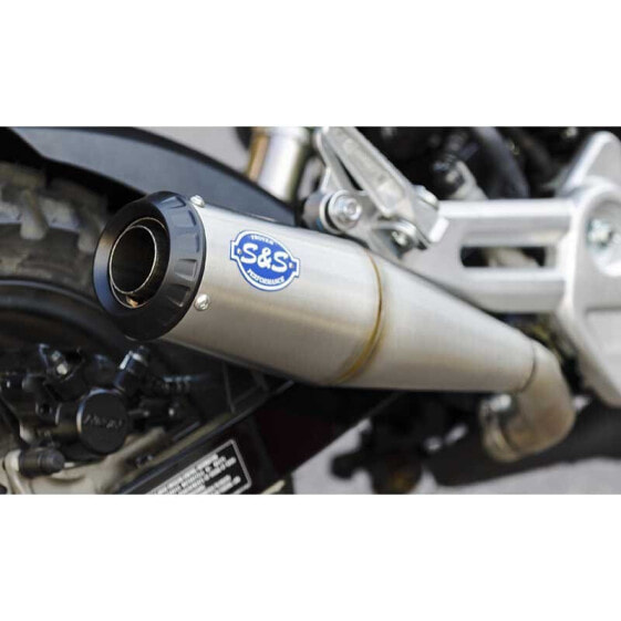 S&S CYCLE Grand National Honda Grom 125 22 Ref:550-1072 Stainless Steel not homologated slip on muffler