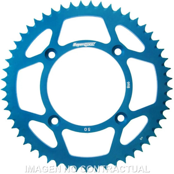 SUPERSPROX Aluminium 50D RAL998X50BLU rear sprocket