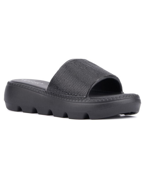 Women's Glitter Gaze Slide Sandal