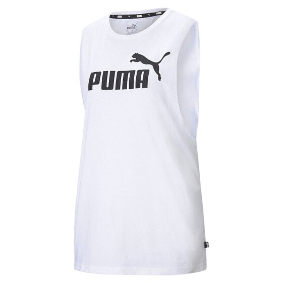 PUMA Essential Cut Off Logo sleeveless T-shirt