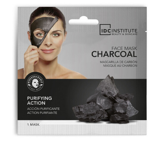 Маска для лица против черных точек IDC Institute CHARCOAL BLACK HEAD 12 шт