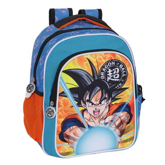 Школьный рюкзак Dragon Ball Синий Оранжевый 26 x 31 x 12 cm