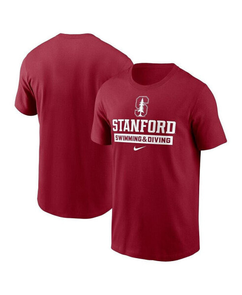 Men's Cardinal Stanford Cardinal Swimming Diving T-Shirt