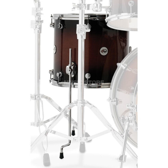 DW Design Floortom 14"x12", Tobacco Burst