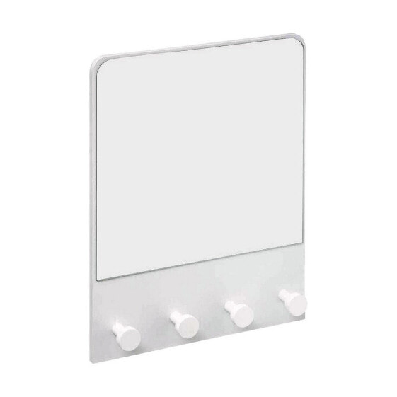 Настенное зеркало 5five Держатель на дверь Белый (50 x 37 x 6 см)