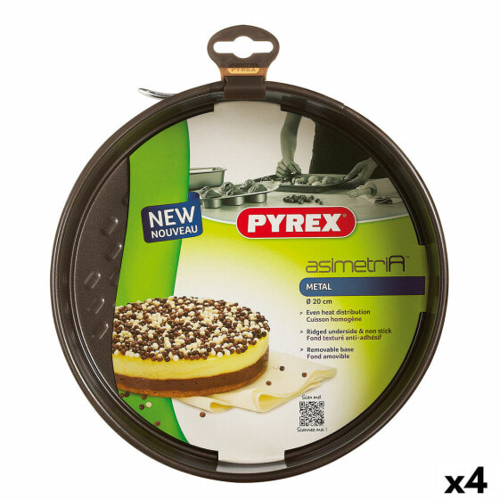 Форма для выпечки Pyrex Asimetria Круглый Металл 4 штук 20 cm