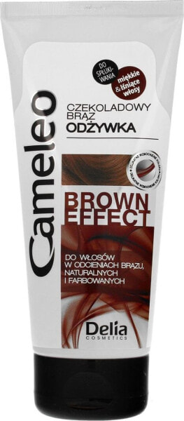Бальзам для волос с эффектом углубления цвета Delia Odżywka Cosmetics Cameleo Brown Effect бронзовый 200 мл