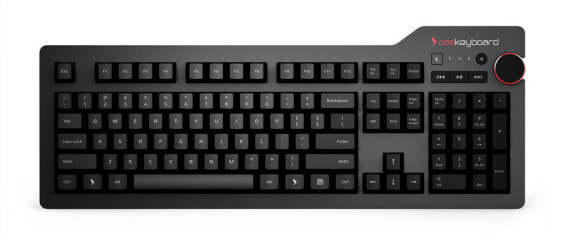 daskeyboard Das Keyboard DASK4MKPROCLI - Full-size (100%) - Wired - USB - QWERTY - Black