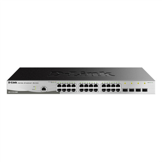 D-Link DGS 1210-28/ME - Switch - managed - 24 x 10/100/1000+ 4 Gigabit SFP - - 1 - Switch - 1 Gbps