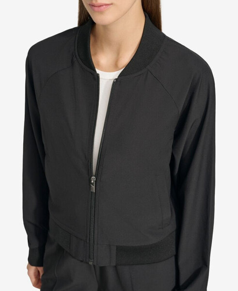 Women's Woven Bomber Jacket