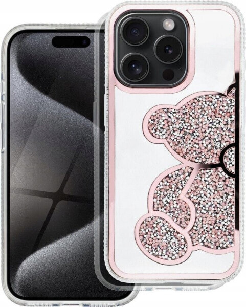 OEM Futerał TEDDY BEAR do IPHONE 13 różowy