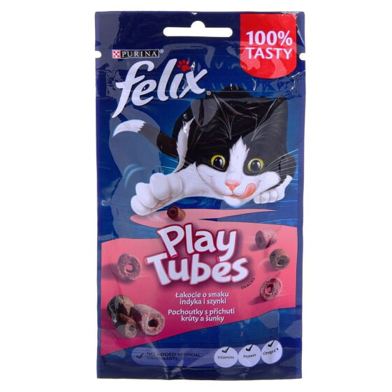 Корм для котов Purina Play Tubes индейка ветчина 50 g