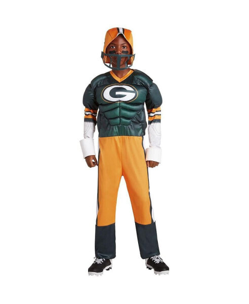 Big Boys Green Green Bay Packers Game Day Costume
