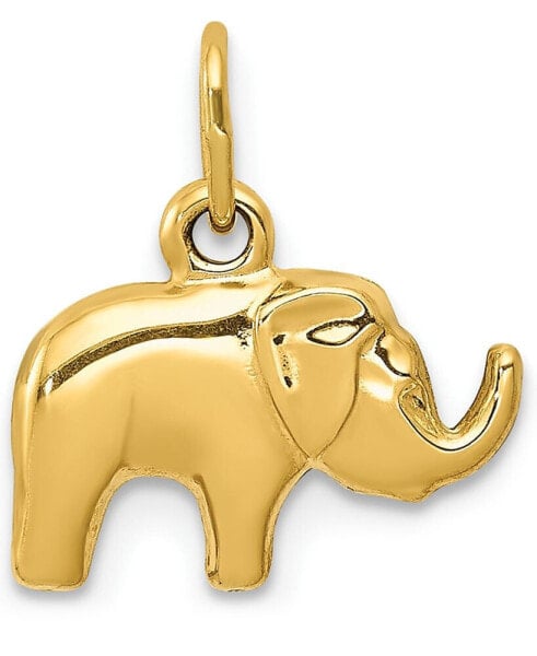 Macy's elephant Charm Pendant in 14k Yellow Gold